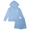 New Balance Boys   Hoodie And Shorts Set In Blue/electric Sky