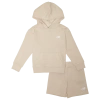 New Balance Boys   Hoodie And Shorts Set In Timberwolf/timberwolf