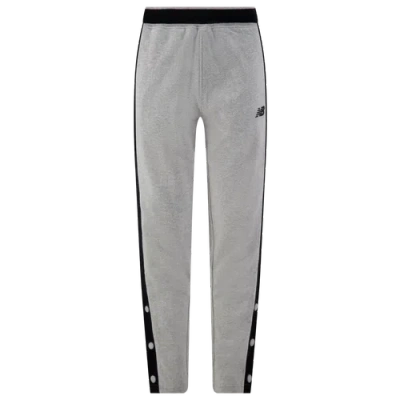 New Balance Kids' Boys   Varsity Pants In Black/grey Heather