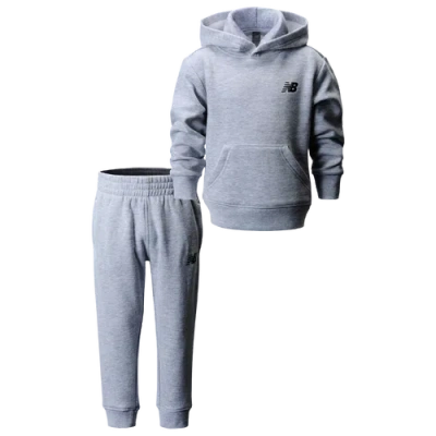 New Balance Kids' Hoodie In Grey Heather
