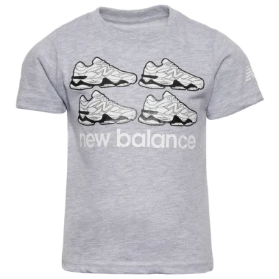 New Balance Kids' Boys Preschool   9060 T-shirt And Cargo Short Set In Gray
