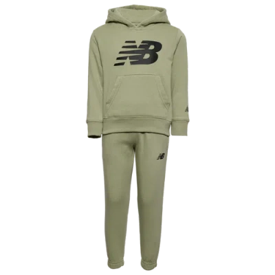 New Balance Kids' Boys Preschool   Fleece Set In Green