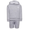 New Balance Boys Preschool   Hoodie And Shorts Set In Grey Heather/grey Heather