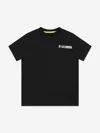 New Balance Boys Reflective Flying T-shirt In Black