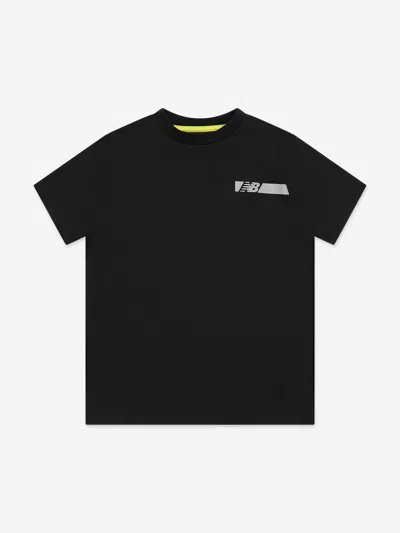 New Balance Kids'  Boys Reflective Flying T-shirt In Black
