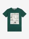 New Balance Boys The System Graphic T-shirt In Green