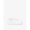 New Balance White Kids' 550 Logo-embossed Leather Low-top Trainers Eur 32.5 /13.5 Uk In White