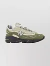 New Balance Breathable Mesh And Rubber Sneakers In Green