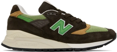 New Balance 998 Made In Usa Trainers In Brown,green