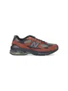 New Balance Low Top Sneakers With Mesh Panels And Rubber Outsole In Brown