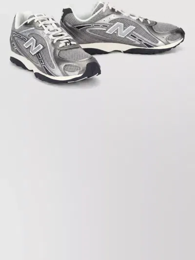 New Balance Calfskin Mesh Lace-up Sneakers In Multi