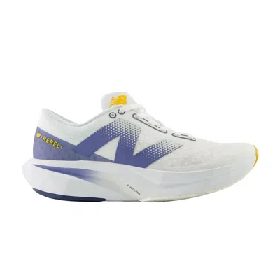 Pre-owned New Balance Calia X Wmns Fuelcell Rebel V4 'white Blue'