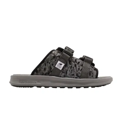 Pre-owned New Balance Camo Sandal In Black