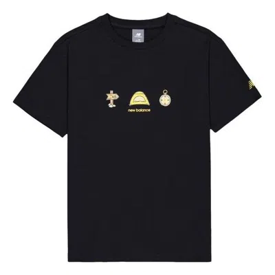 New Balance Camp Graphic T-shirts 'black'