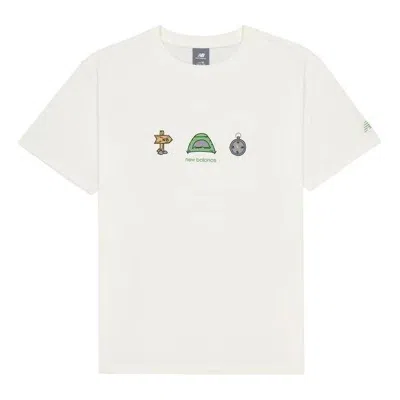 New Balance Camp Graphic T-shirts 'white'