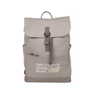 New Balance Canvas Backpack In Beige