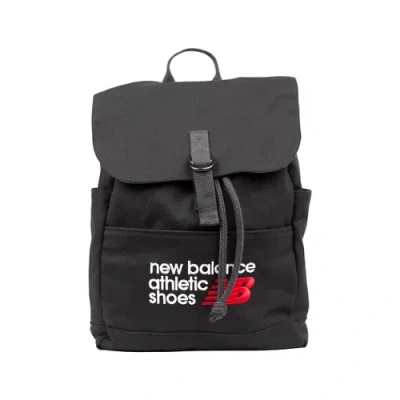 New Balance Canvas Backpack In Black