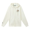 New Balance Cartoon Printing Hooded Track Jacket White In Neutral