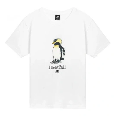 New Balance Casual Graphic Print Tee 'white'