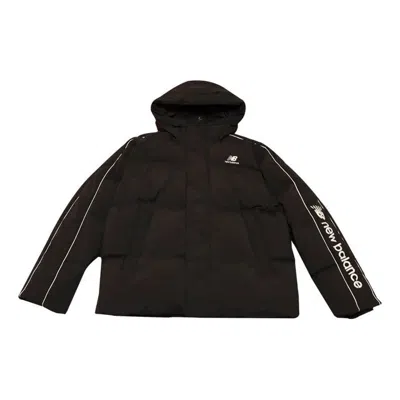 New Balance Casual Hooded Puffer Jacket 'black'