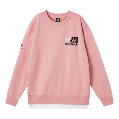 New Balance Casual Logo Sweatshirts 'pink'