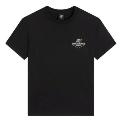 New Balance Casual Logo T-shirt 'black White'