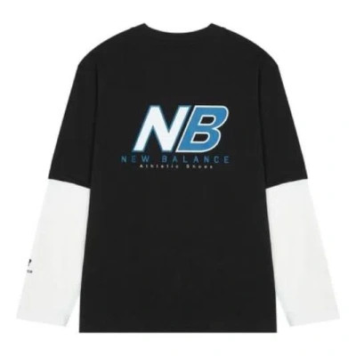 New Balance Casual Logo Top 'black White'