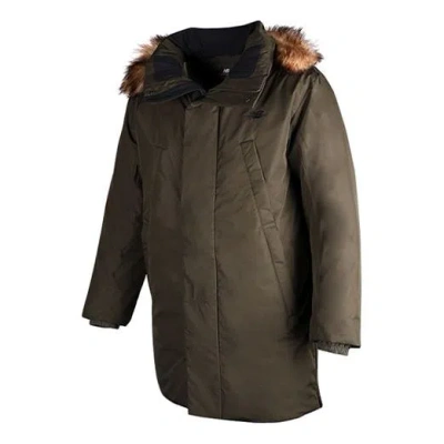 New Balance Casual Mid-length Down Jacket 'military Green'