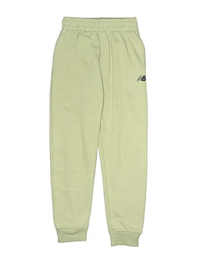 Pre-owned New Balance Kids' Casual Pants In Green