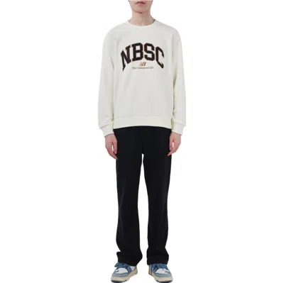 New Balance Casual Sports Sweatshirt 'white Black'
