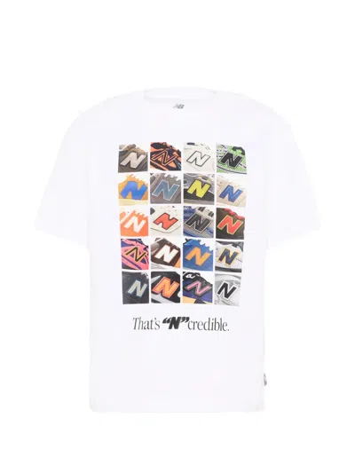 New Balance Kids' Celebrated Icons Short-sleeve T-shirt In White