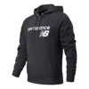 New Balance Classic Core Fleece Crew Top 'black White'