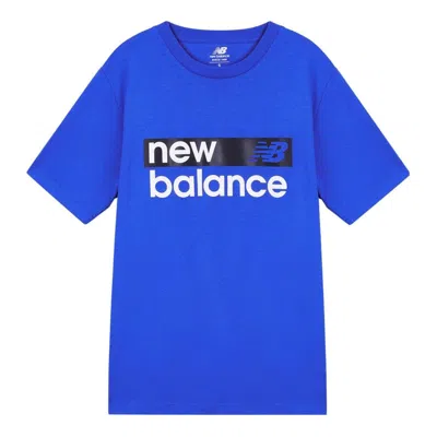 New Balance Classic Core Graphic Short Sleeve T-shirt 'blue White'