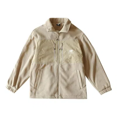 New Balance Classic Fleece Jacket 'khaki' In Neutral