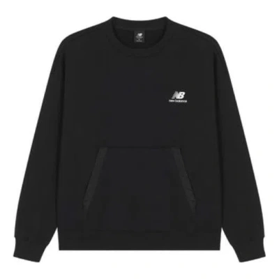 New Balance Classic Logo Sweatshirt 'black White'