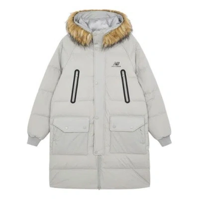 New Balance Classic Long Down Jacket 'white'