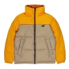 New Balance Classic Reversible Puffer Jacket 'orange Brown' In Multi