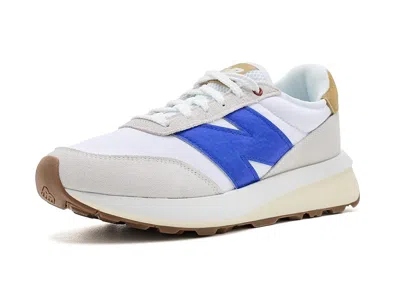 New Balance Classics 370 Snow Shoes Nb 103 White/blue Gemstone: Us Men's 5 - Women's 6.5 D - Medium In Bone