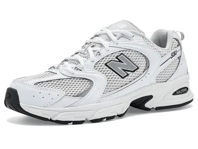 New Balance Classics 530 Athletic Shoes Nb 103 White/silver Metallic: Us Men's 5.5 - Women's 7 Medium In Multi