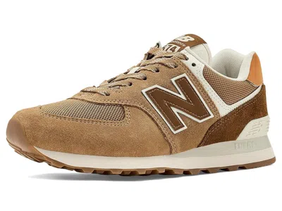 New Balance Classics 574 Women's Shoes Stucco/breakfast Tea: 12 B - Medium In Brown