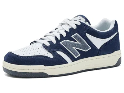 New Balance Classics Bb480l V1 Shoes Nb Navy/white: Us Men's 11 - Women's 12.5 D - Medium In Blue