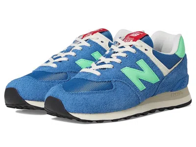 New Balance Classics U574v1 Shoes Blue Agate/lime Leaf : Us
