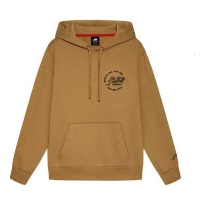 New Balance Cny Logo Hoodie 'tan' In Brown