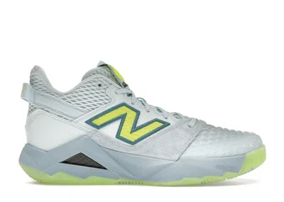 Pre-owned New Balance Coco Cg2 Power And Grace (women's) Sneakers In Quarry Blue/firefly/chrome Blue In Multi