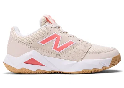 Pre-owned New Balance Coco Delray Us Open (women's) Sneakers In Bisque/urgent Red