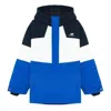 New Balance Color Block Windbreaker 'blue White Black' In Multi