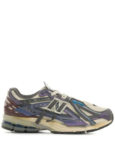 New Balance Colour-block Sneakers In Purple