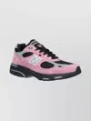 New Balance Contemporary Low Cut Sneakers With Mesh And Suede In Pink