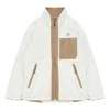 New Balance Contrasting Colors Jacket Couple Style Khaki In Neutral