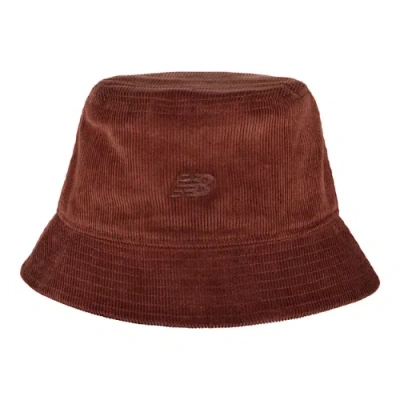 New Balance Corduroy Bucket Hat In Brown